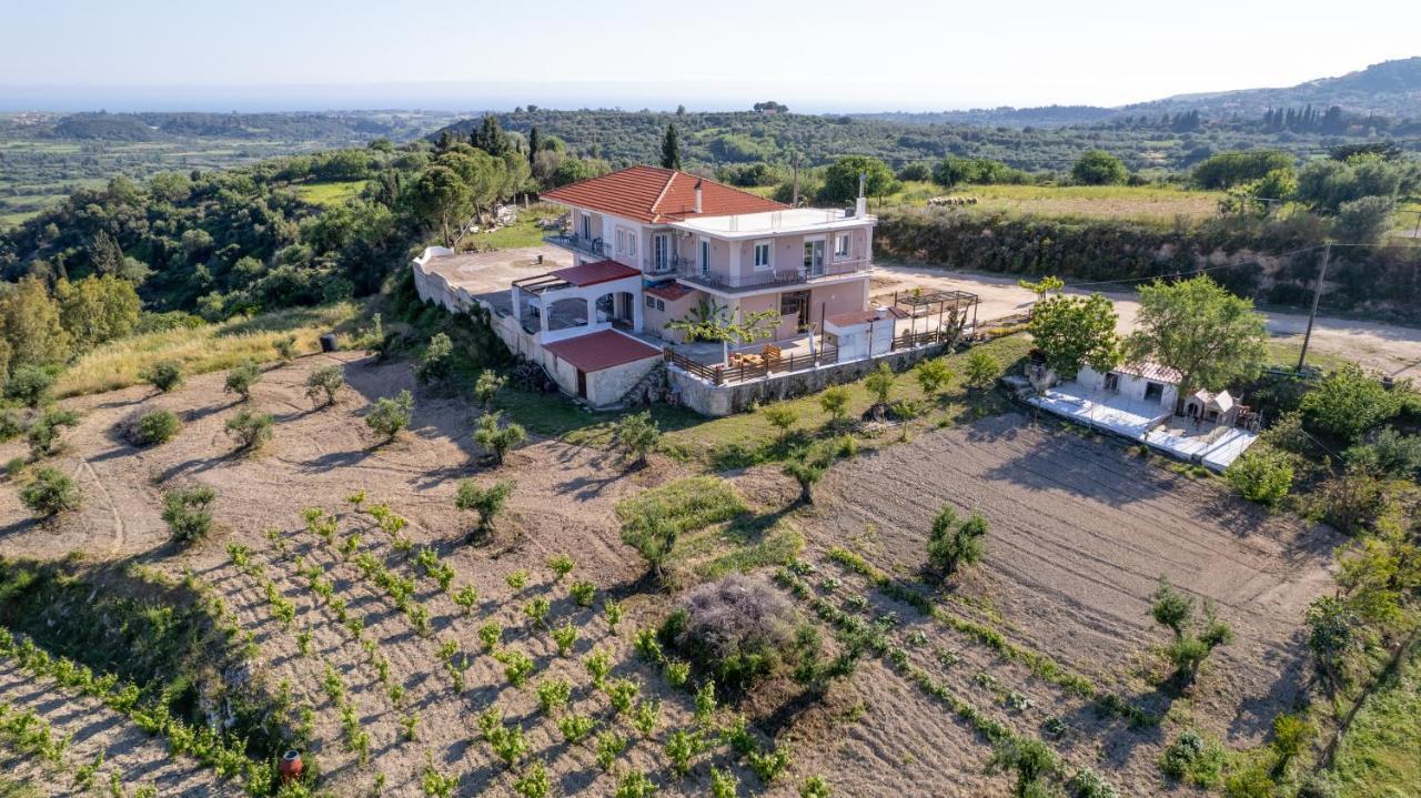 Mylos House With Sea View Ликсури Экстерьер фото